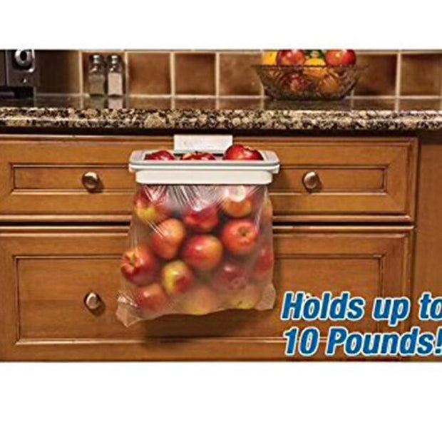 Home Kitchen Trash The Hanging Trash Bag Holder Plastic Bag Holder