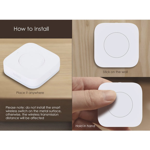 Xiaomi Mijia Aqara Smart Wireless Schalter Smart Remote One Key Control Aqara Intelligente Anwendung Home Security APP Control