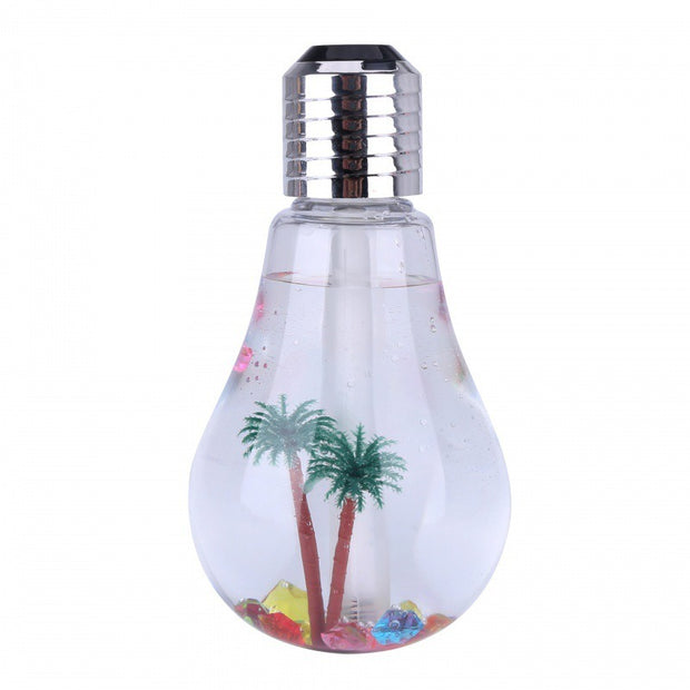 USB small humidifier desktop creative decoration New light bulb Quiet home atmosphere lighting gifts