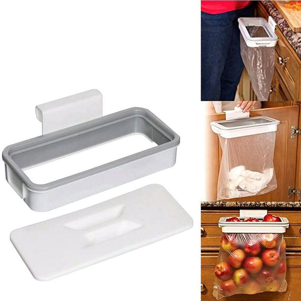 Home Kitchen Trash The Hanging Trash Bag Holder Plastic Bag Holder