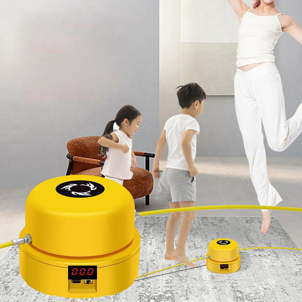 Home Smart Jump Rope Machine Children Fitness Fun Cordless Electronic Counting Automatic Electric Jump Rope Machine