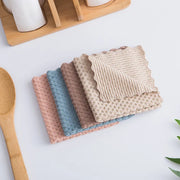 Home microfiber towels for kitchen Absorbent thicker cloth for cleaning Micro fiber wipe table kitchen towel Kitchen Anti-grease